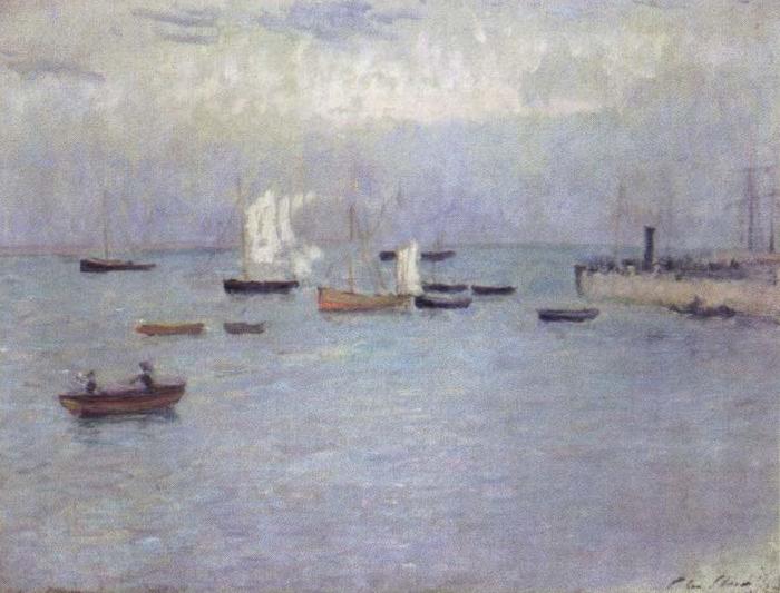 Philip Wilson Steer poole harbor oil painting picture